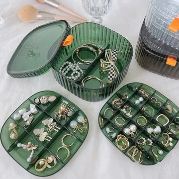 Three-stack acrylic jewel box