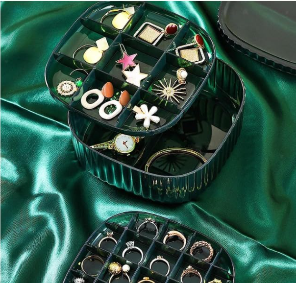 Three-stack acrylic jewel box