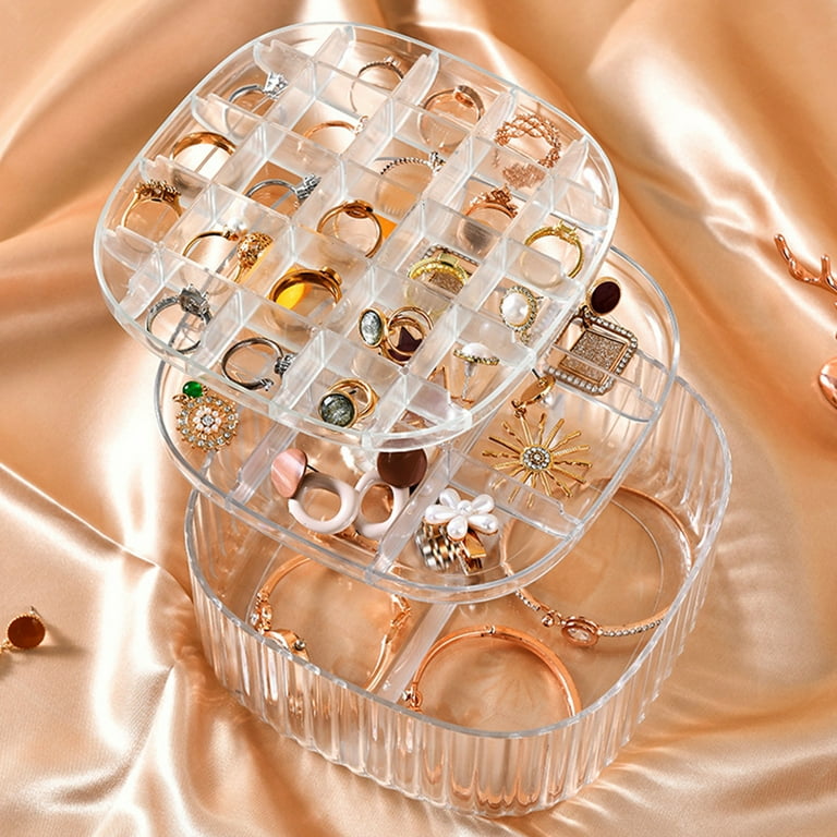 Three-stack acrylic jewel box
