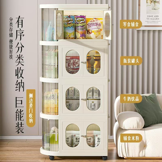 Premium kitchen cabinet | Beige | 4 stack